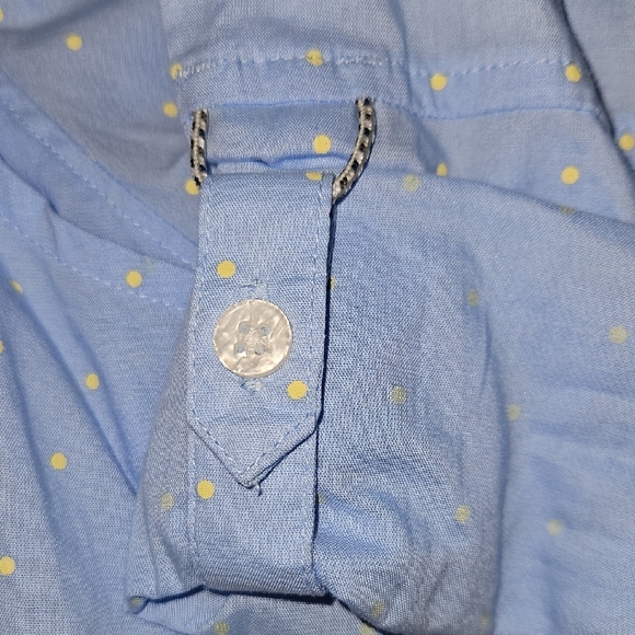 Columbia Women's Blue Polka Dot Button Down: Professional Fishing Gear - Picture 12 of 14